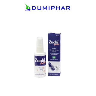 Xịt Khử Mùi Hôi Chân Và Giày Zuchi Family chai 50ml khử mùi hôi nhanh chóng, giúp ngăn ngừa hôi chân và giày''