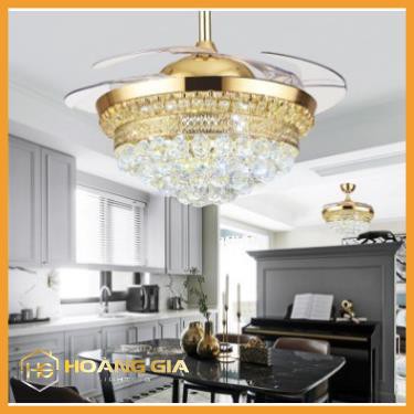 Quạt Trần Đèn Trang Trí-  Quạt Đèn Dấu Cánh Cao Cấp | BigBuy360 - bigbuy360.vn