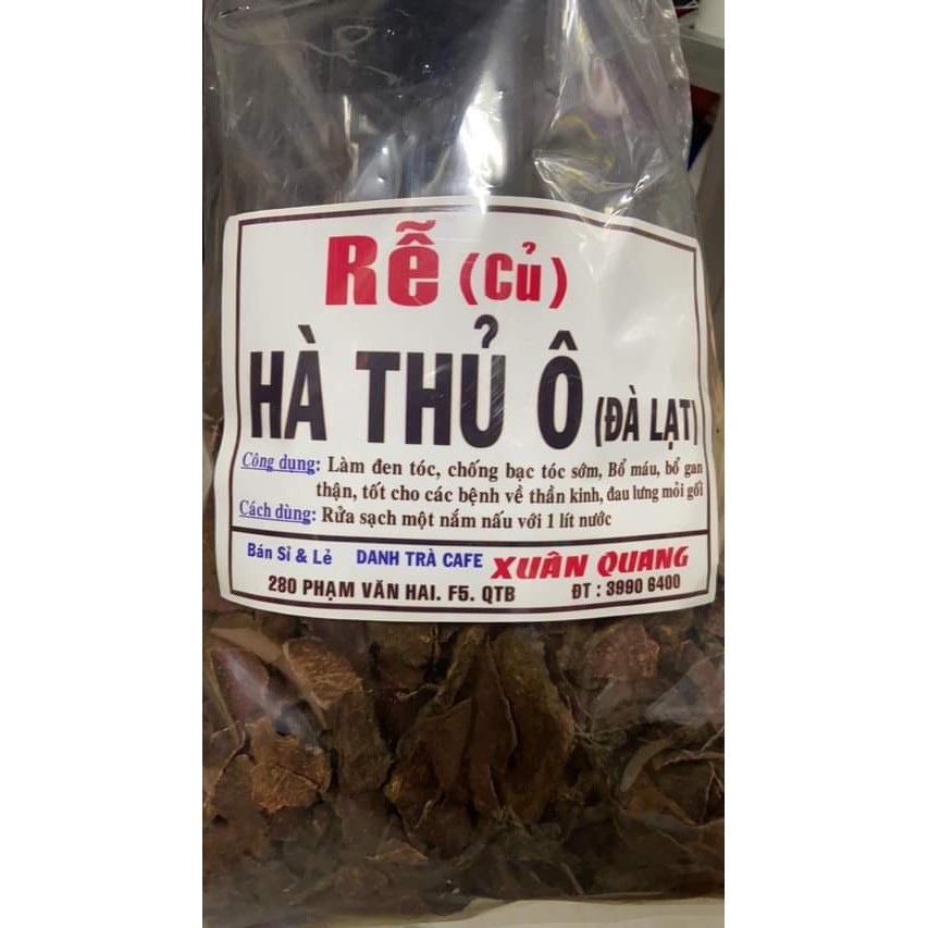 HÀ THỦ Ô KHÔ GIÚP ĐEN TÓC - RỄ ( CỦ ) ĐÃ LÀM SẠCH ĐÓNG GÓI 1 KÍ