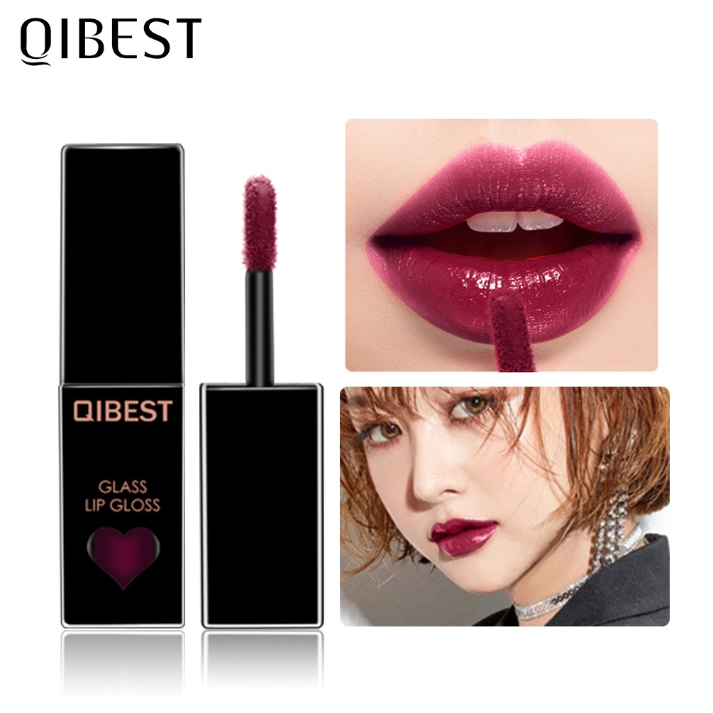 Set Son Kem Bóng Gương QIBEST L18066 120g Dưỡng Ẩm Trang Điểm Màu Tự Nhiên Cho Nữ | BigBuy360 - bigbuy360.vn