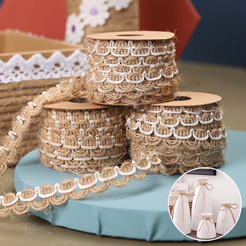 Cuộn Dây Đay Vintage Dùng Để Trang Trí Đồ Thủ Công