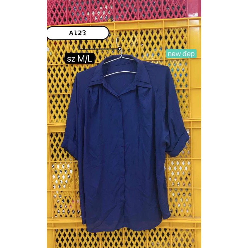 áo sơmi voan size M/L. A123