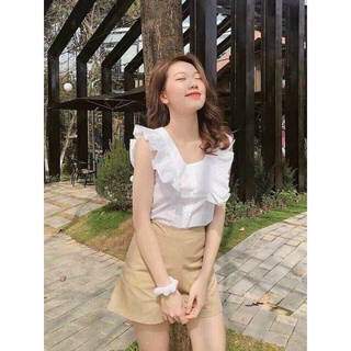 Sét bồ đùi cao cấp 2 món gồm áo bèo & quần đùi chất tumia cá tính fashionzero - 65194
