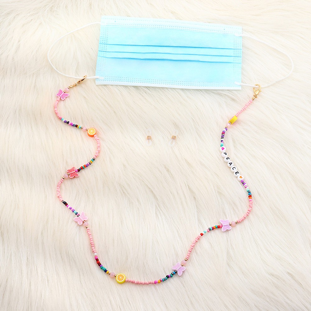 Dây Đeo Giữ Mắt Kính Bằng Acrylic Chống Trượt Thời Trang