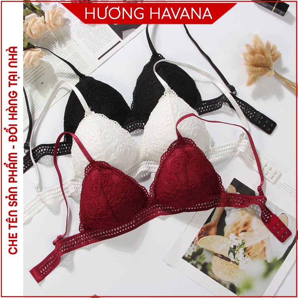 Áo Bra Ren Mỏng Cài Sau Quả Áo To Havana Fla24