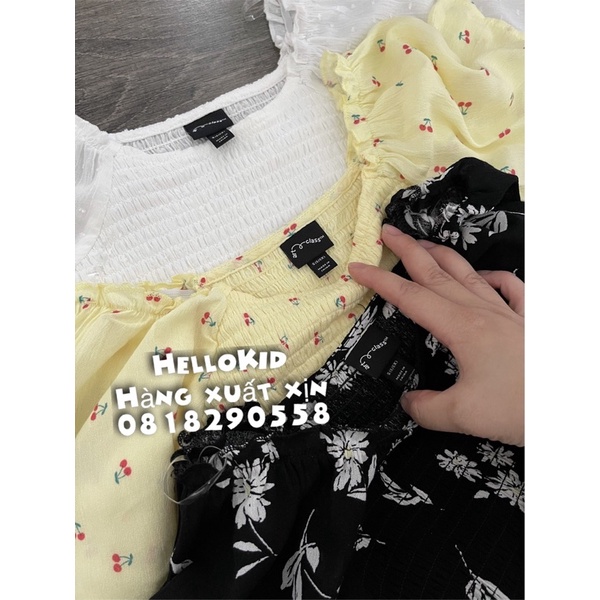 V285 - Váy smock rayon bé gái