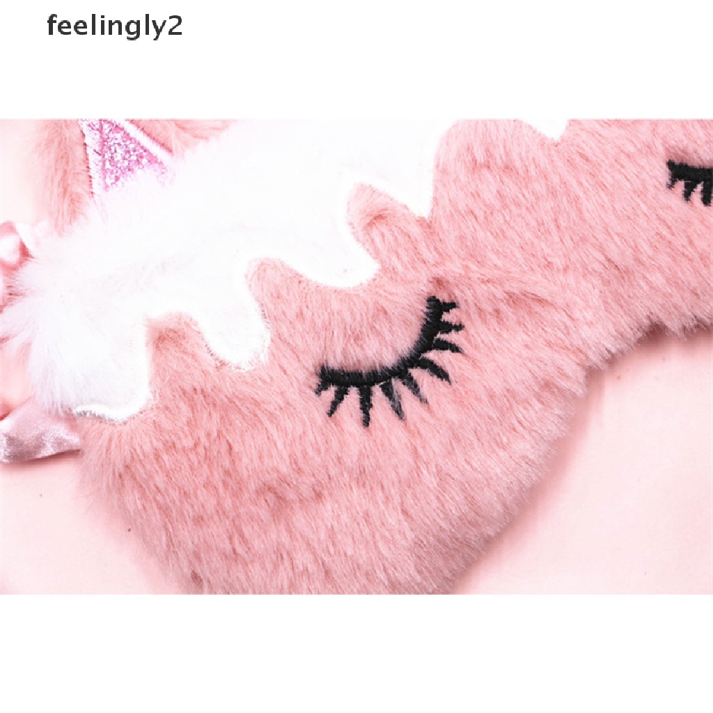 Miếng Bịt Mắt Ngủ Hình Kỳ Lân 3D Phủ Mắt Khi Đi Du Lịch