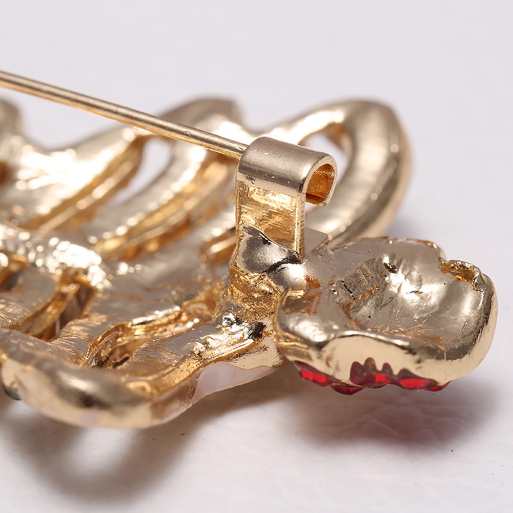 Trâm Cài Áo Hình Cây Thông Giáng Sinh Có Đính Đá Cho Nữ