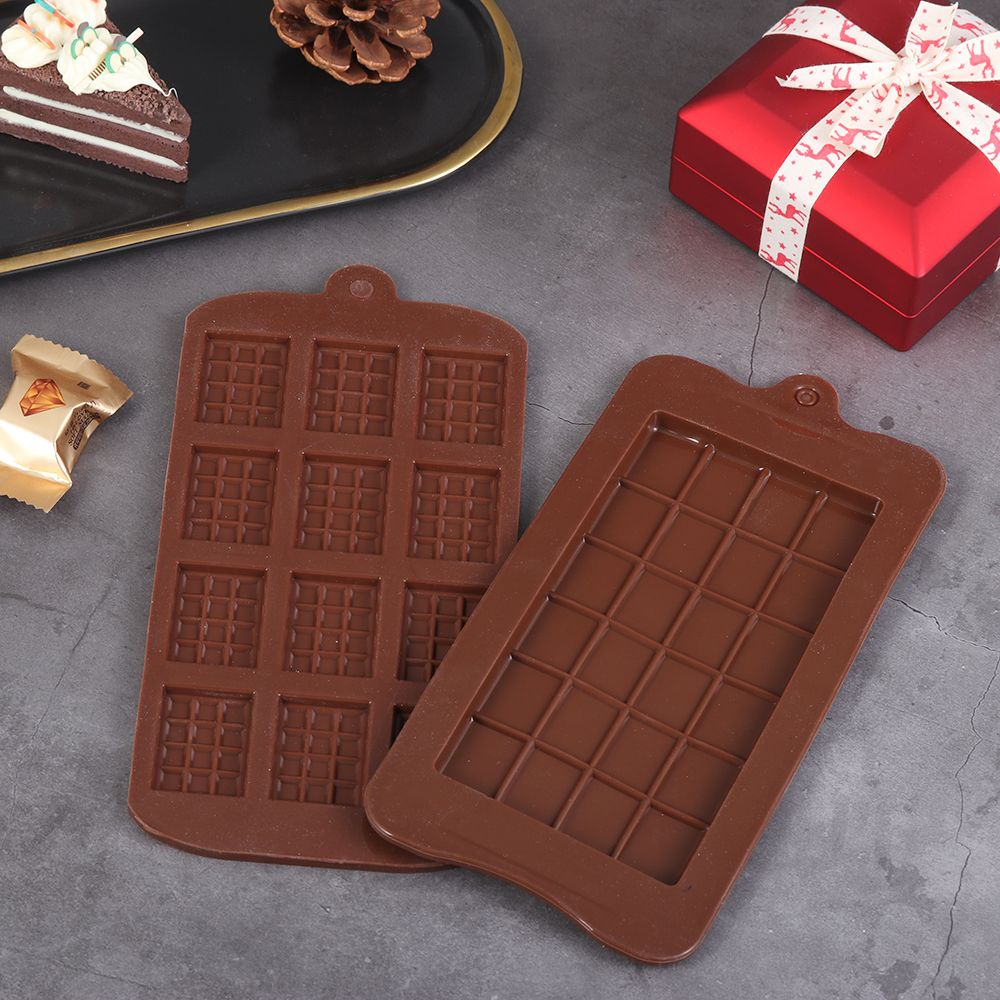 Khuôn silicone tạo hình bánh waffle/ chocolate/ kẹo hình thanh dài