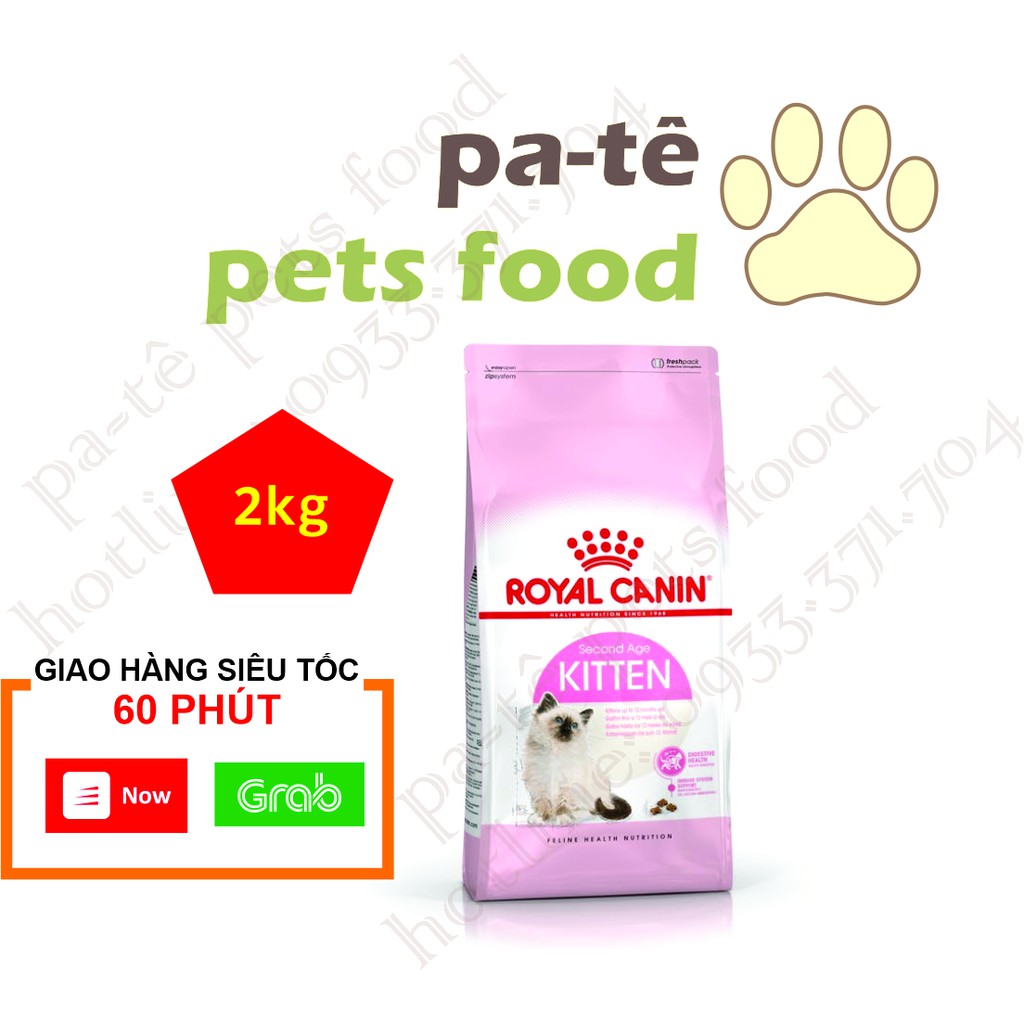 Hạt thức ăn cho mèo - Royal canin kitten 2kg - Xuất xứ Pháp - HÀNG CHÍNH HÃNG