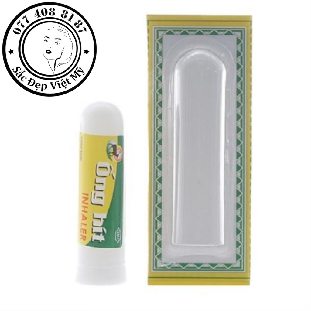 Vĩ 5 Ống Hít Thông Mũi 1 Đầu Herb Inhaler Thông Viêm Xoang Cảm Cúm Hiệu Quả Tức Thì