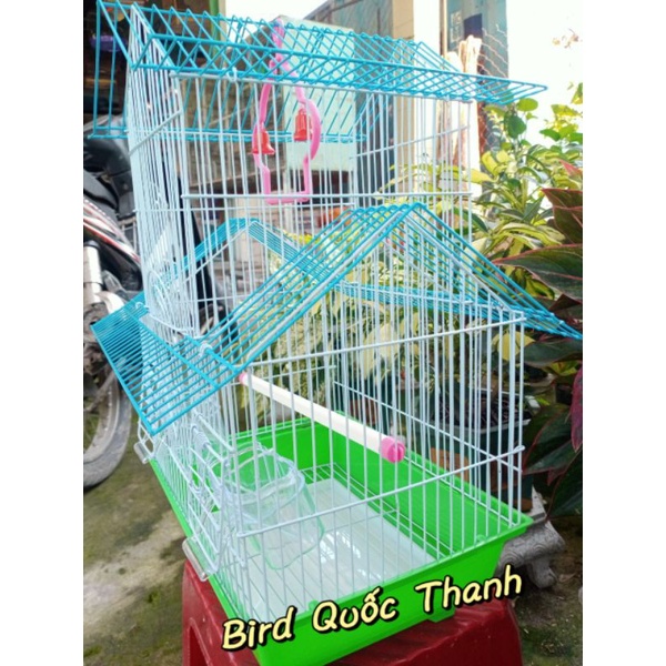 Lồng TQ 3 mái nuôi vẹt, yến phụng, khuyên...