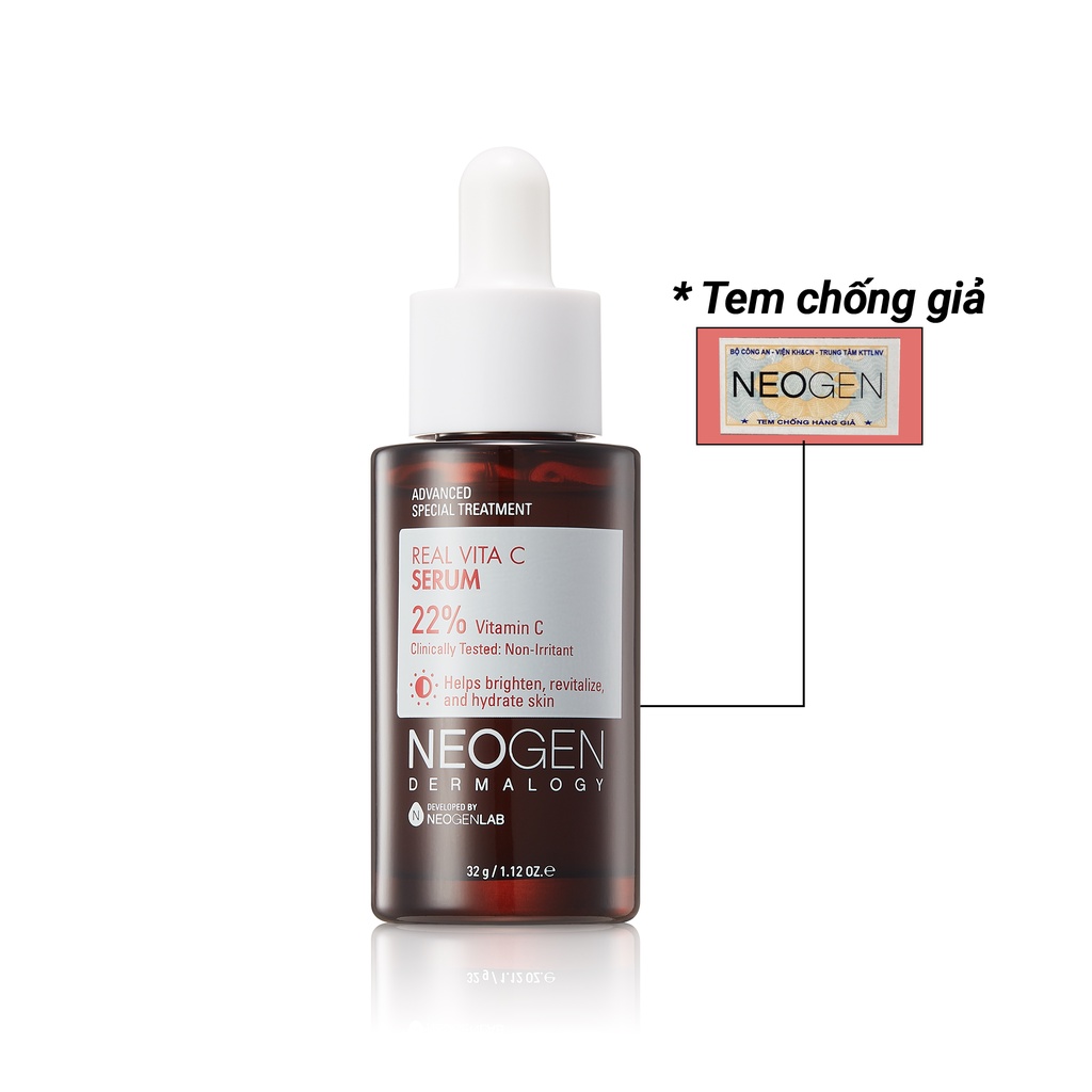 Siêu Tinh Chất Serum Neogen Vitamin C Mờ Thâm Dưỡng Da Trắng Sáng SAP Neogen Dermalogy Real Vita C Serum 32g chính hãng