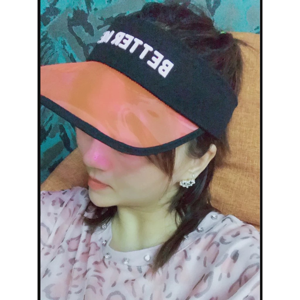 [Sẵn Hàng]♥️Mũ nửa đầu trong suốt(ảnh thật)4 màu