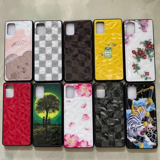 Ốp lưng Galaxy A51 viền dẻo lưng đá 3D in hình cực đẹp