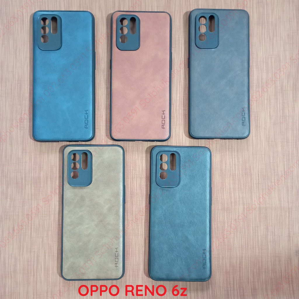 Ốp lưng Oppo Reno 6 / Reno 6z 5G da cao cấp, dẻo bền đẹp, bảo vệ camera