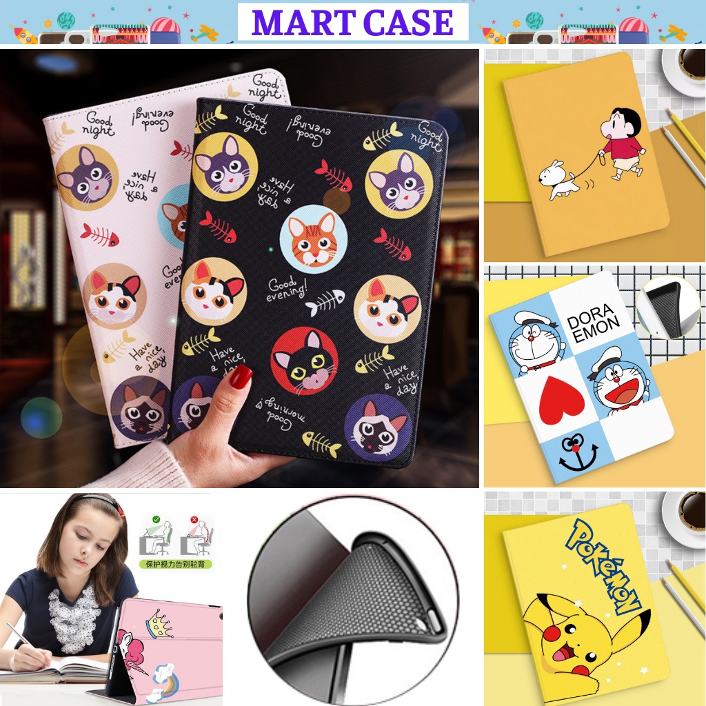 Bao da ipad silicon hình Ngộ Nghĩnh cute ốp ipad gen 5/6/7/8/9/Air 3/ Air 4/ Pro 11...MART CASE