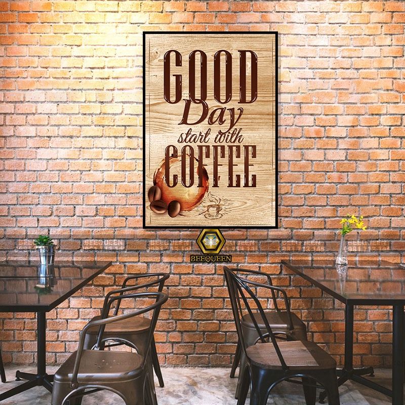 Tranh Cafe Size 40x60cm - Khổ A2