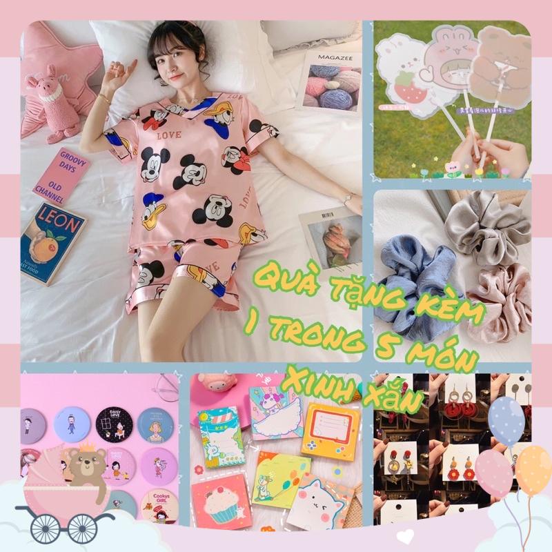 4️⃣ ☘️    Pyjama/đồ mặc nhà lụa poly xinh xắn
