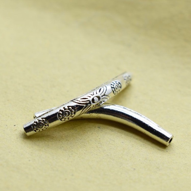 KHO SỈ  Charm ống chạm họa tiết - Hàng loại 1 cực đẹp PL015