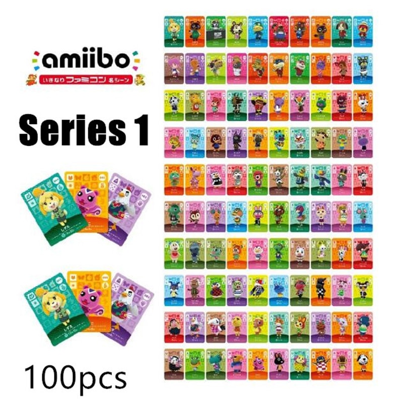 Thẻ chơi game Animal crossing Amiibo sê ri 1 tới 4 cho Nintendo Switch