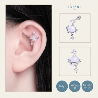  Khuyên tai đá thả PINKY UNIVERSE Elegant  Giá 1 chiếc  
