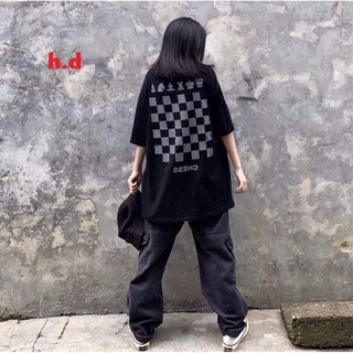 Áo phông CHESS bàn cờ cotton HD11