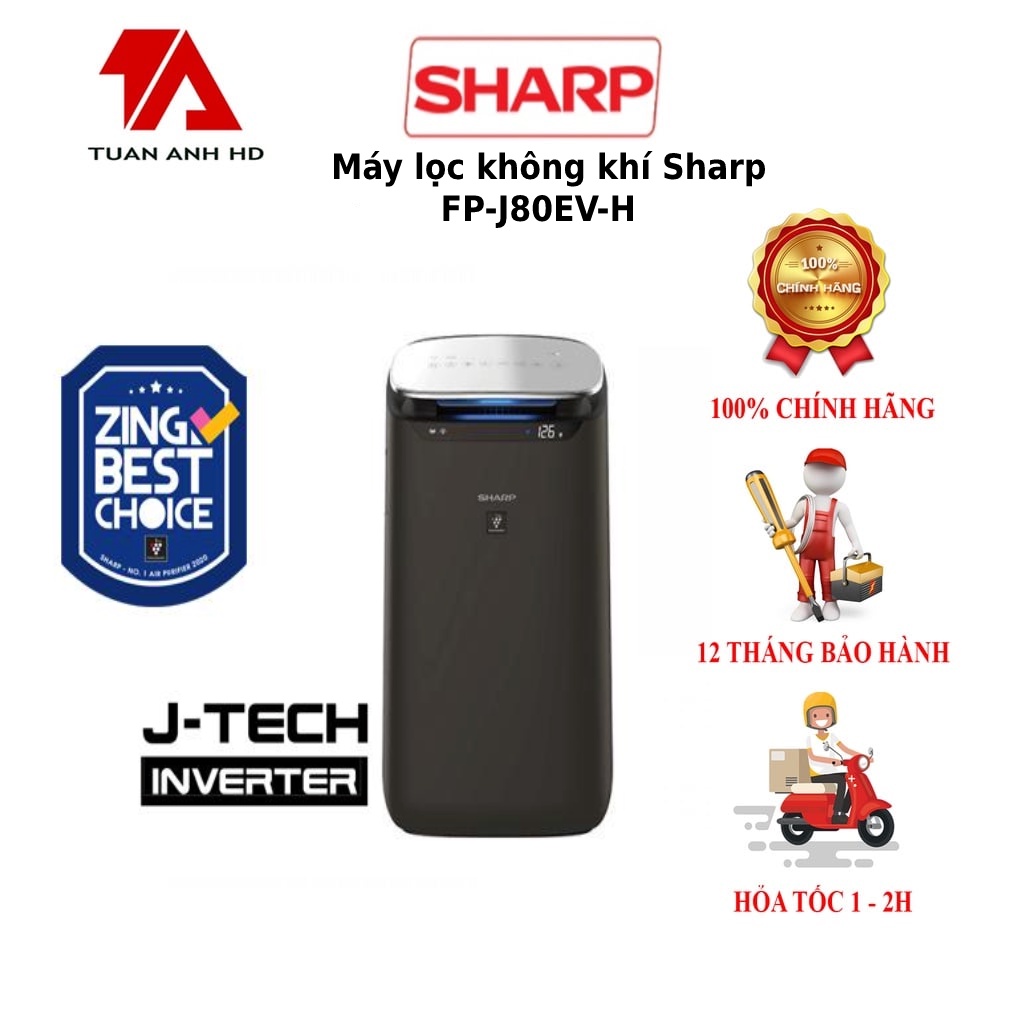 Lọc không khí AIOT, nhập khẩu Thái lan Sharp FP-J80EV-H...