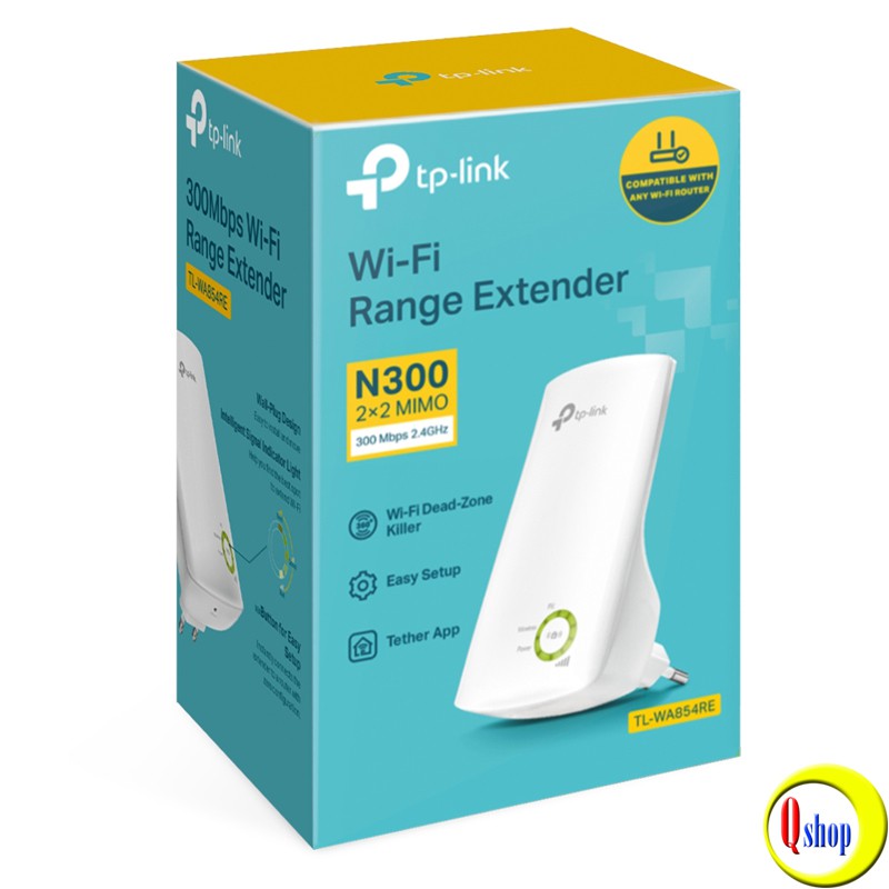[Mã ELFLASH5 giảm 20K đơn 50K] Bộ kích sóng wifi TP-Link TL-WA854RE 300Mbps chính hãng | BigBuy360 - bigbuy360.vn