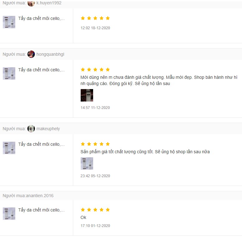 Tẩy da chết môi Cello (phun xăm thẩm mỹ)  / tipsbeauty | BigBuy360 - bigbuy360.vn