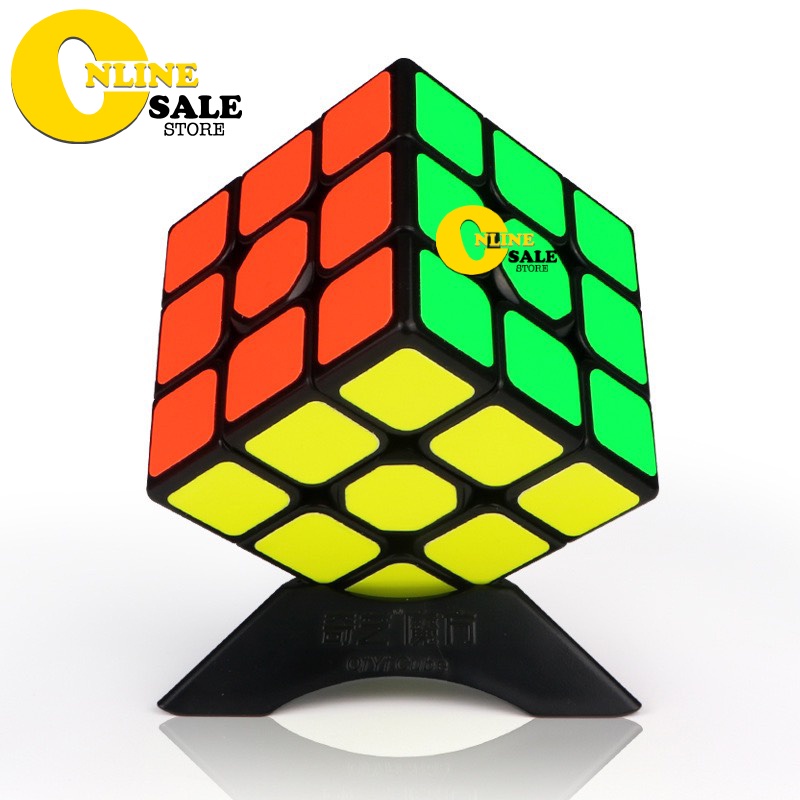 Rubik 3x3 QY Speedcube 3 Tầng Khối Lập Phương Ma Thuật - Cục Robik Xoay Nhanh Mượt Trơn, Lõi Cứng Cáp, Bền