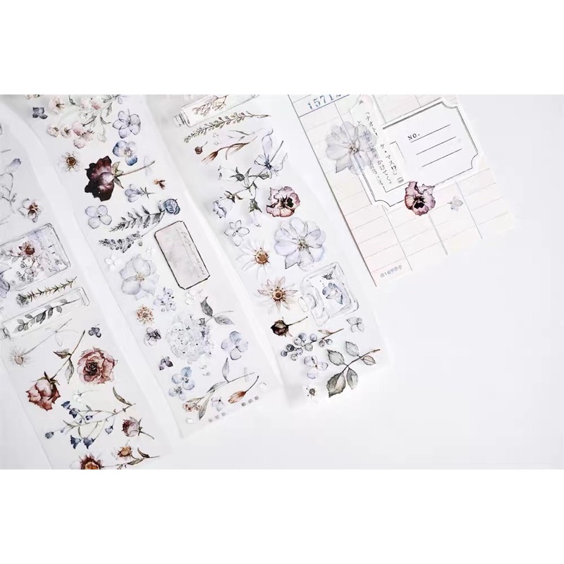 Freckles Tea Vol 1 chiết lẻ chu kỳ 77cm băng dán hình cuộn Spring Tale and Grass