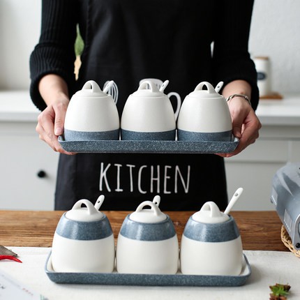 Hộp đựng gia vị, nguyên liệu làm bếp, quán ăn