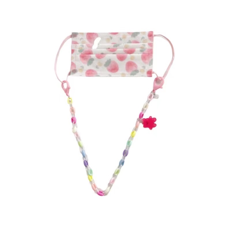 Dây Đeo Mắt Kính Màu Kẹo Hình Gấu Hoạt Hình Phong Cách Hàn Quốc Mới Cho Bé