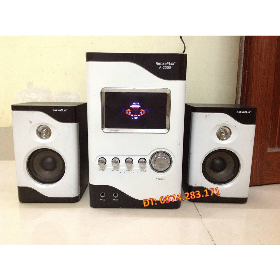 Loa Soundmax A2300s có gắn micro hát karaoke,>