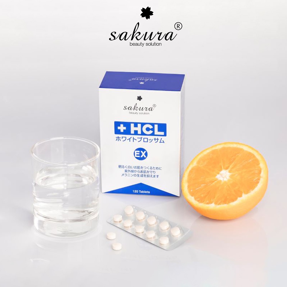Viên ngừa nám chuyên sâu Sakura HCL White Blossom EX 120 viên