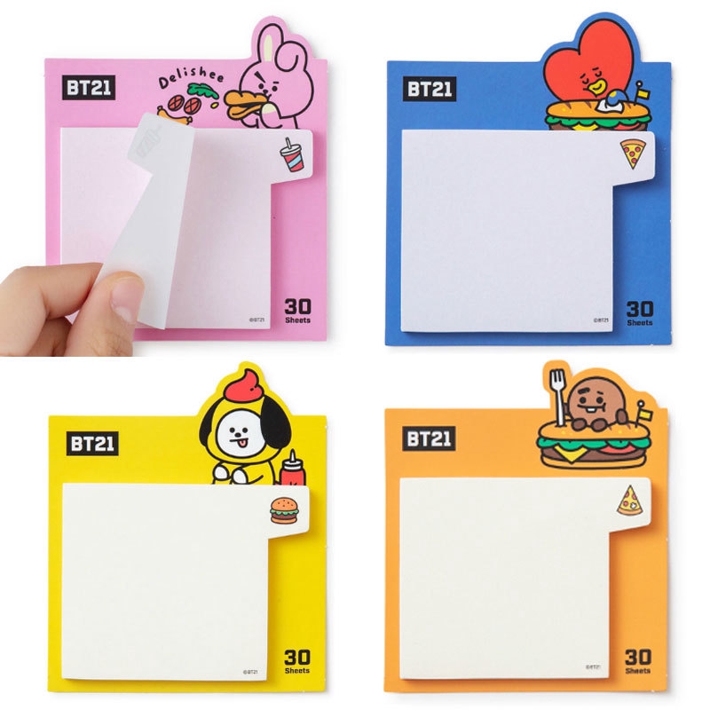 Bts Bt21 Sticker Dán Trang Trí Hình Bt21 Xinh Xắn