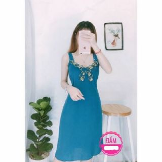 Đầm ngủ thun lạnh -  Đầm thun lạnh dưới 65ky