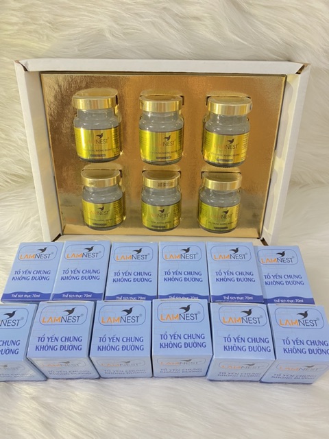 Yến sào 30% chưng sẵn - lốc 6 hủ quà biếu