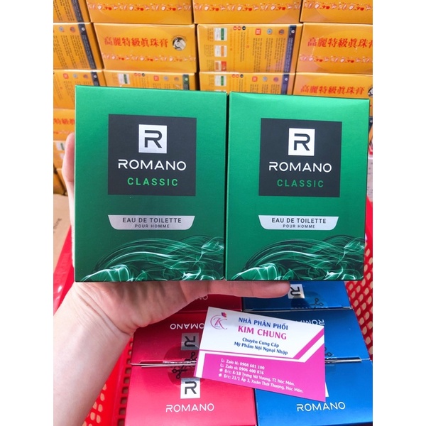 Nước Hoa Nam Cao Cấp Romano 50ml (Hương Classic, Attitude, Force)