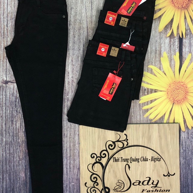Jeans thun đen bigsize ( size 30.31.32.33.34)