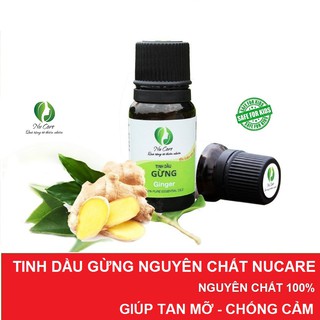 Tinh Dầu Gừng Nguyên Chất an toàn cho mẹ và bé NuCare