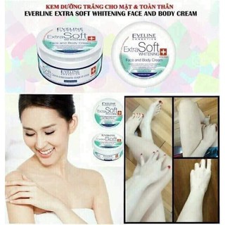 Kem dưỡng trắng da mặt và Body Extra Soft Eveline (NRS)
