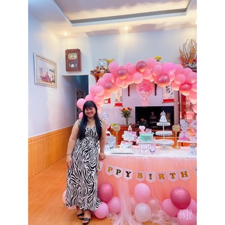 Đầm lụa 2 dây Hawai