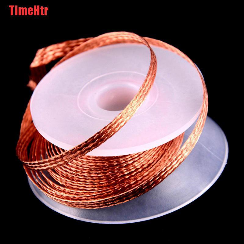 TimeHtr 1PC 3.0mm 1.5M 3.0M Desoldering Braid Solder Remover Wick Wire Repair Tool New