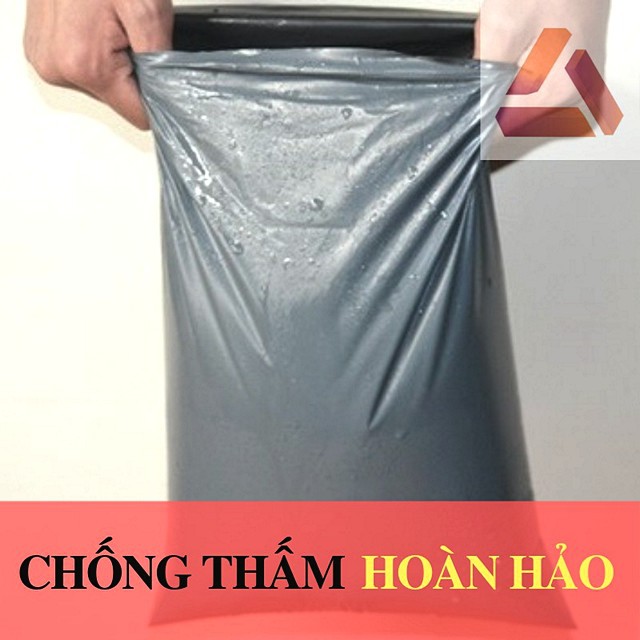 100 Túi đóng hàng 38*51cm có sẵn nilon dán miệng MÀU BẠC