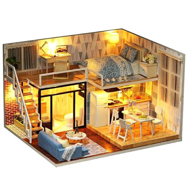 Nhà Búp Bê DIY - Blue Times L023