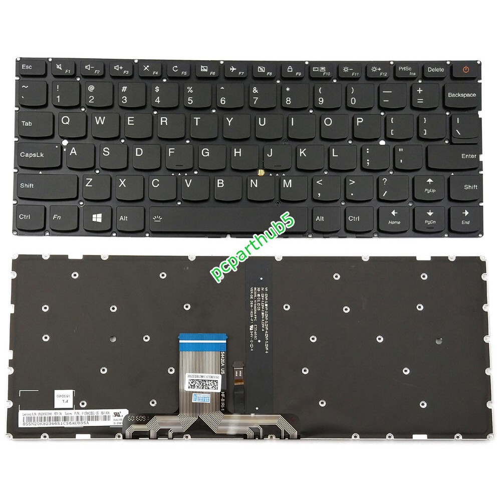 (KEYBOARD) BÀN PHÍM LAPTOP LENOVO 710S-13IKB dùng cho Ideapad 710S-13IKB 710S-13ISK