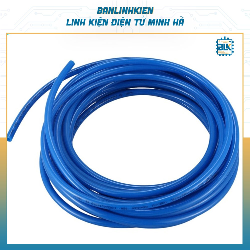 Ống Tio Màu Xanh 5x8MM (1 Mét) Phụ Kiện Tưới Lan, Phun Sương Làm Mát)