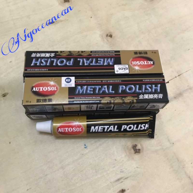 Kem đánh bóng kim loại : AUTOSOL METAL POLISH 50g/ 37.5ml và 100g/75ml